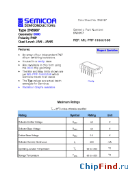 Datasheet 2N6987 manufacturer Semicoa